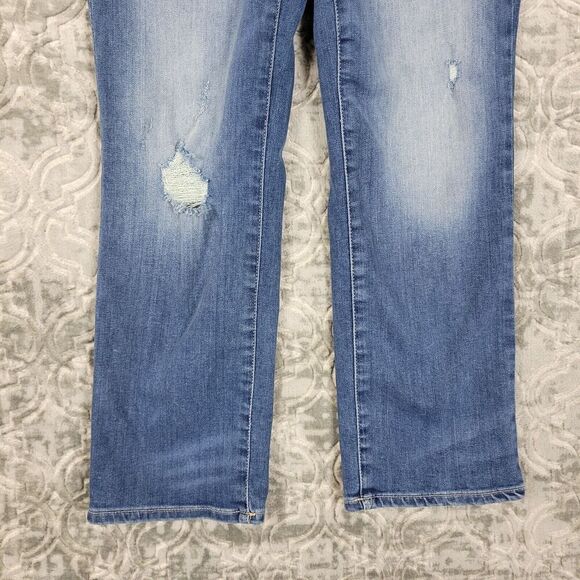 NYDJ Not Your Daughters Jeans Womens 00 Marilyn Straight Denim Lift Tuck Stretch - Picture 3 of 15